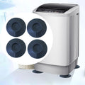 4pcs Universal Washing Machine Non-slip Mat Mute Anti-moving Fixed Base Shock-absorbing Pad, Shock-absorbing Pad