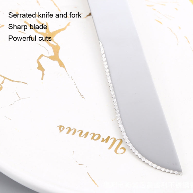 Stainless Steel Cake Knife Fork Set Cake Spoon Moon Cake Knife Fork, 16pcs/set Silver