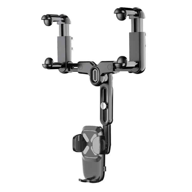 Car Rearview Mirror Navigation Retractable Multifunctional Mobile Phone Holder
