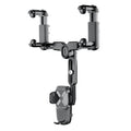 Car Rearview Mirror Navigation Retractable Multifunctional Mobile Phone Holder