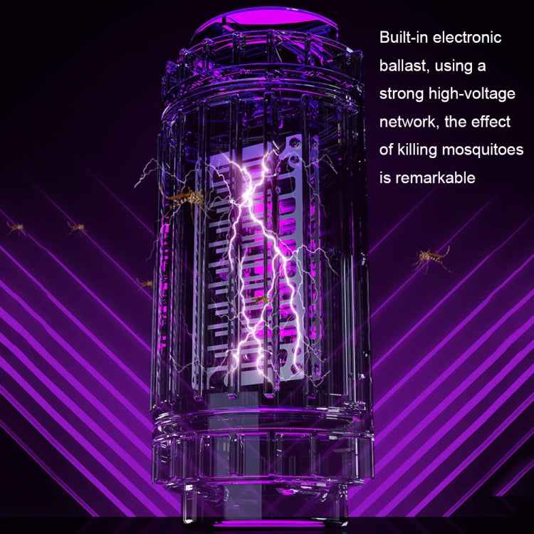 LED-UV Purple Light Wave Electric Shock Mosquito Killer Lamp Mini Plug-In Mosquito Repellent, CN Plug