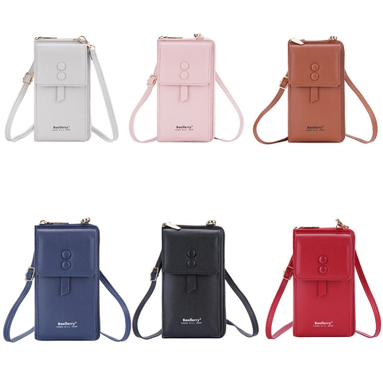 Baellerry Multifunctional Adjustable Crossbody Phone Bag Large Capacity Multi-card Slot Single-shoulder Bag