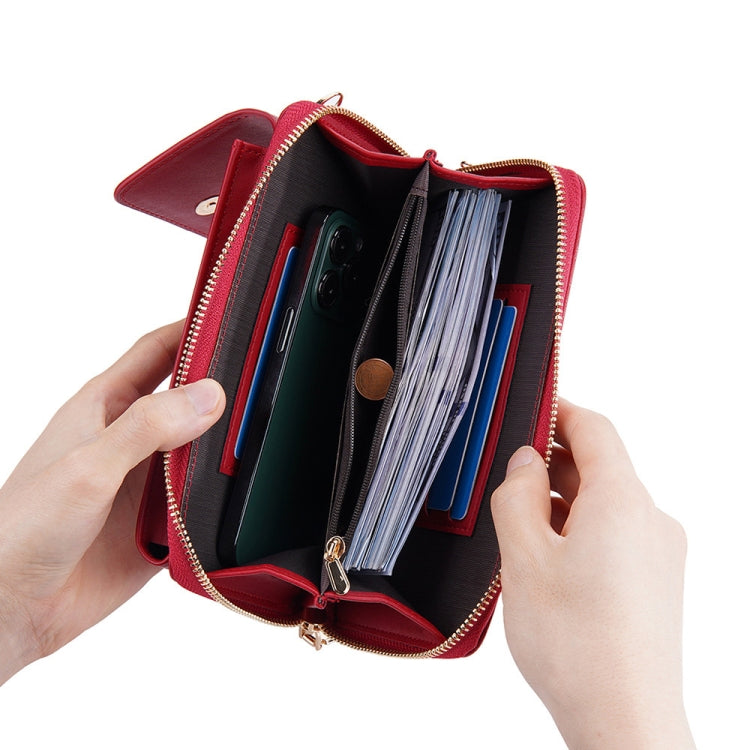 Baellerry Multifunctional Adjustable Crossbody Phone Bag Large Capacity Multi-card Slot Single-shoulder Bag