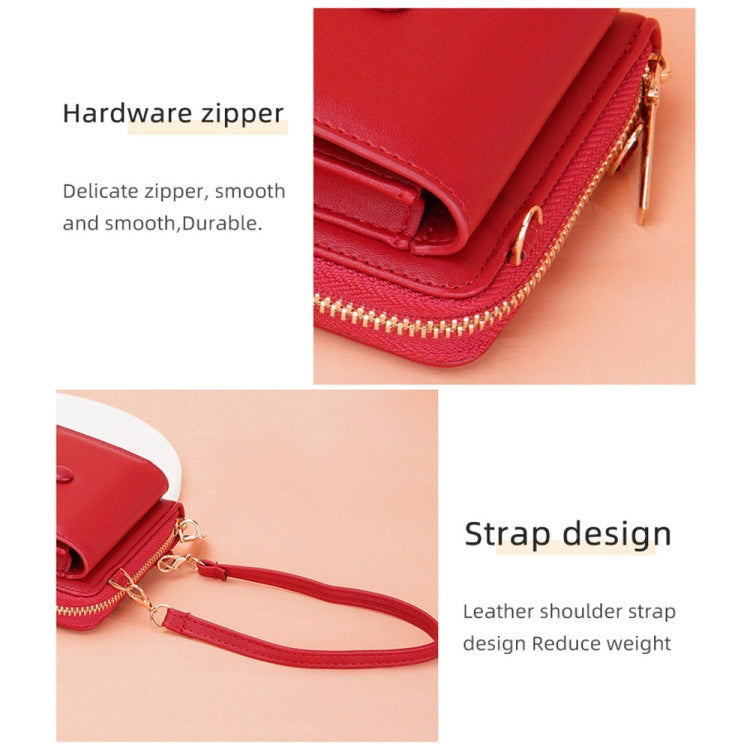 Baellerry Multifunctional Adjustable Crossbody Phone Bag Large Capacity Multi-card Slot Single-shoulder Bag