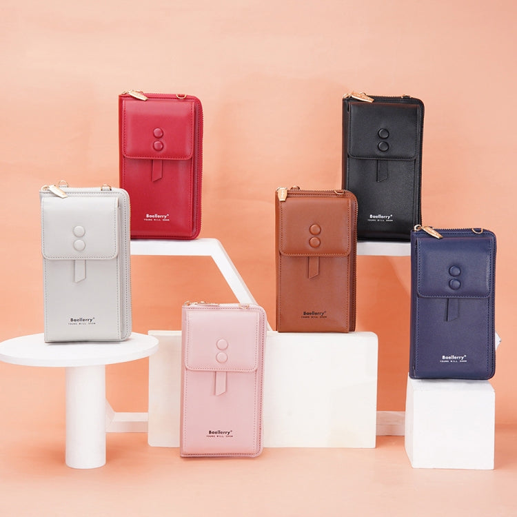 Baellerry Multifunctional Adjustable Crossbody Phone Bag Large Capacity Multi-card Slot Single-shoulder Bag