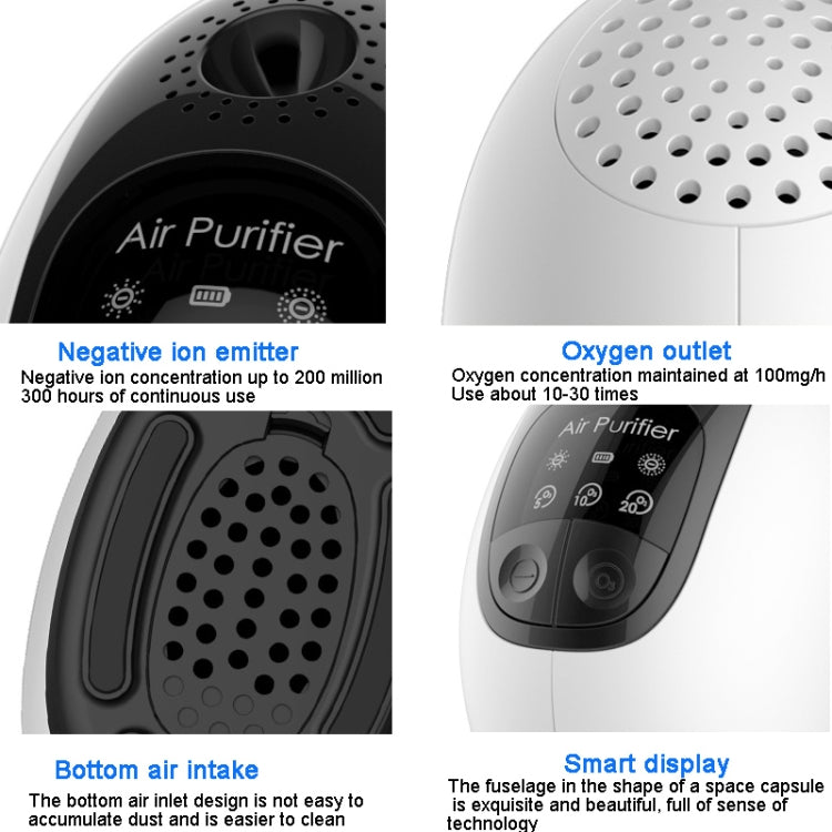 Negative Ion & Ozone Dual Mode Air Purifier Disinfection Machine To Remove Formaldehyde Bacteria