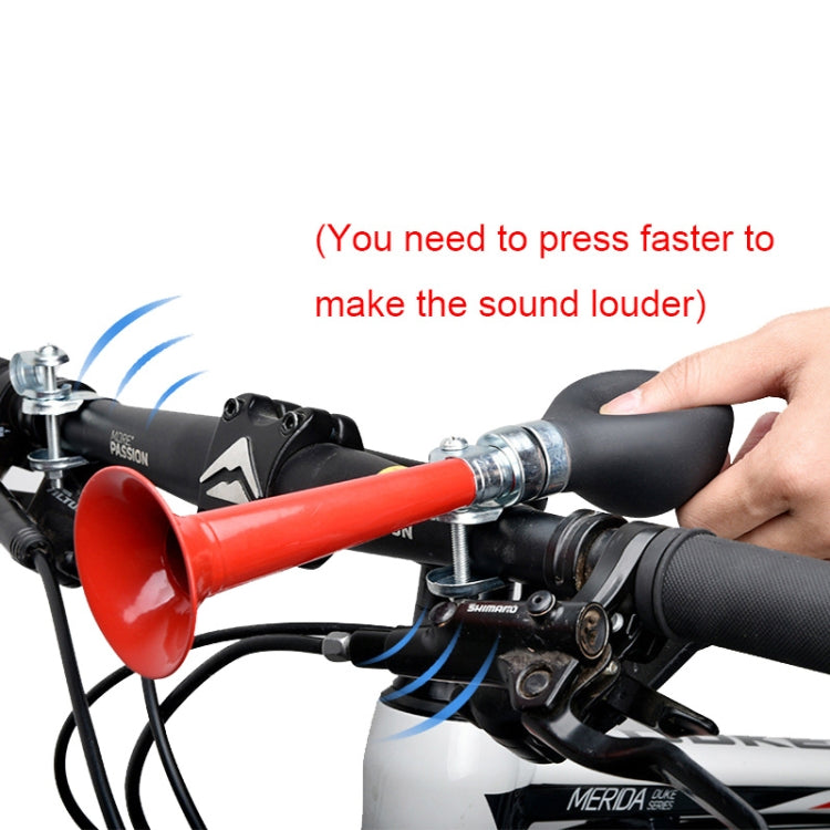 2pcs 7 inch Metal Plating Bicycle Air Horn Bicycle Accessories, Black, Red, Blue, Pink, Green, Silver