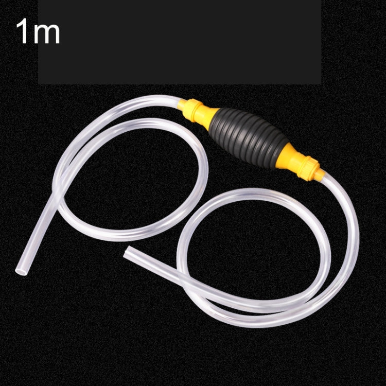 Car Motorcycle Oil Barrel Manual Oil Pump Self-Priming Large Flow Oil Suction, 1m