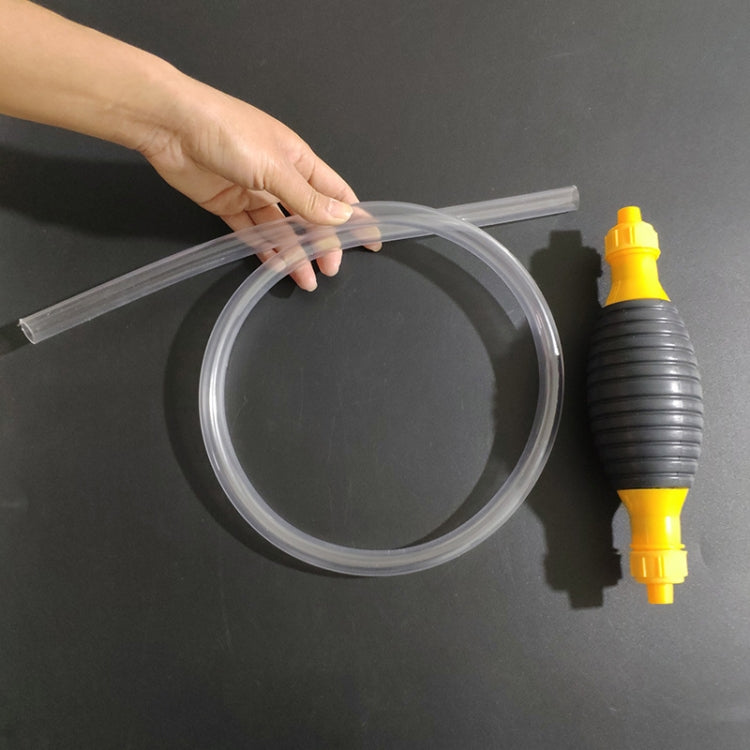 Car Motorcycle Oil Barrel Manual Oil Pump Self-Priming Large Flow Oil Suction, 1m