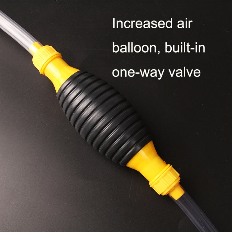 Car Motorcycle Oil Barrel Manual Oil Pump Self-Priming Large Flow Oil Suction, 1m