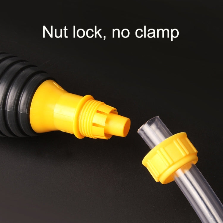 Car Motorcycle Oil Barrel Manual Oil Pump Self-Priming Large Flow Oil Suction, 1m