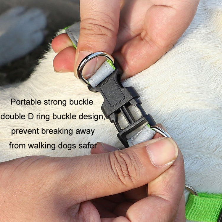 Pet Dog Harness Reflective Anti-break-off Vest-style Leash, Suede Green, Suede Classic Red, Suede Orange, Suede Cyan, Suede Coffee, Suede Purple, Mesh Classic Red, Mesh Coffee, Mesh Black, Mesh Orange