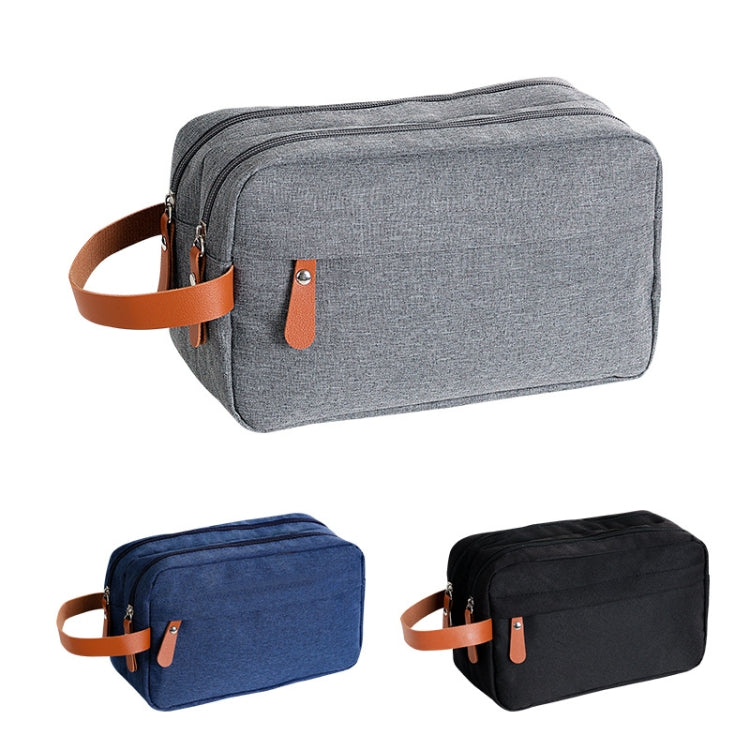 Men Double-layer Travel Toiletry Bag Travel Accessories Portable Moisture-proof Bag