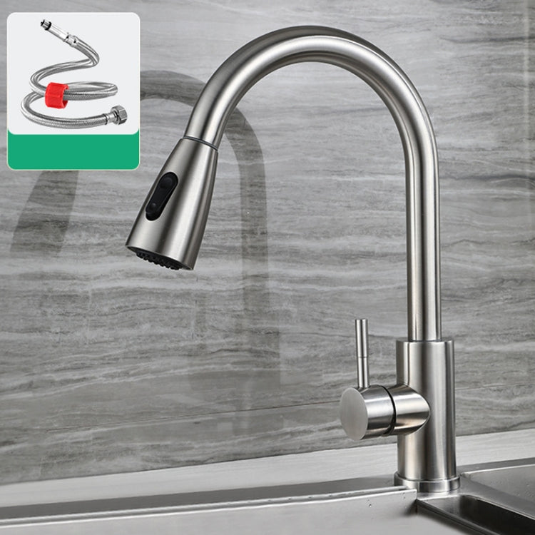 Kitchen Pull-out Universal Telescopic Hot & Cold Water Faucet, Stainless Steel Brushed, Stainless Steel Black, Copper Black, Copper Plating, Copper Nickel Wire Drawing, Copper Gray Plated, Copper Digital Display Black                                   ...