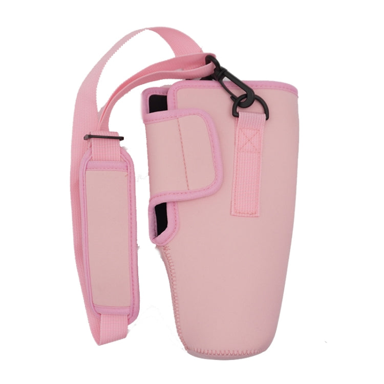 For 40oz Stanley Quencher Water Bottle Carrier Bag Sleeve With Adjustable Shoulder Strap