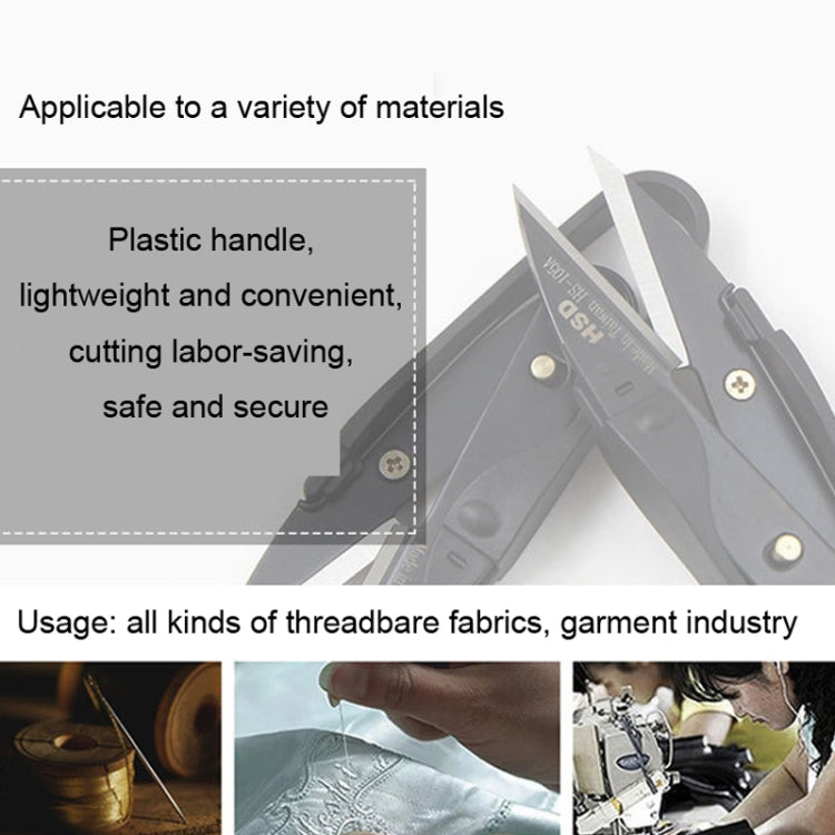U-Shape Mini Garment Tailor Cutter DIY Embroidery Yarn Scissor, HSD HS-105A