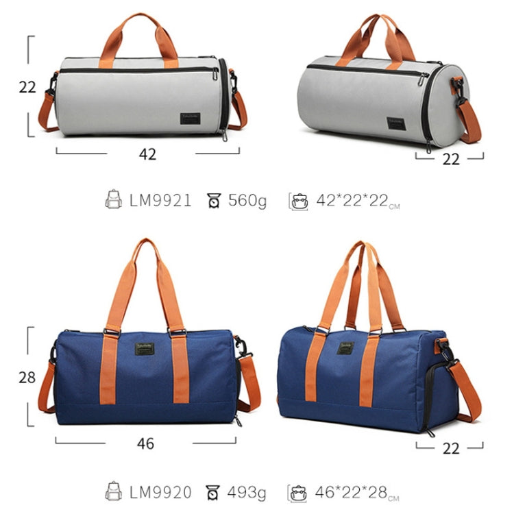 Large-capacity Dry and Wet Separation Waterproof Gym Bag Handheld Casual Yoga Bag, 9920 Blue, 9921 Gray, 9921 Blue, 9921 Pink