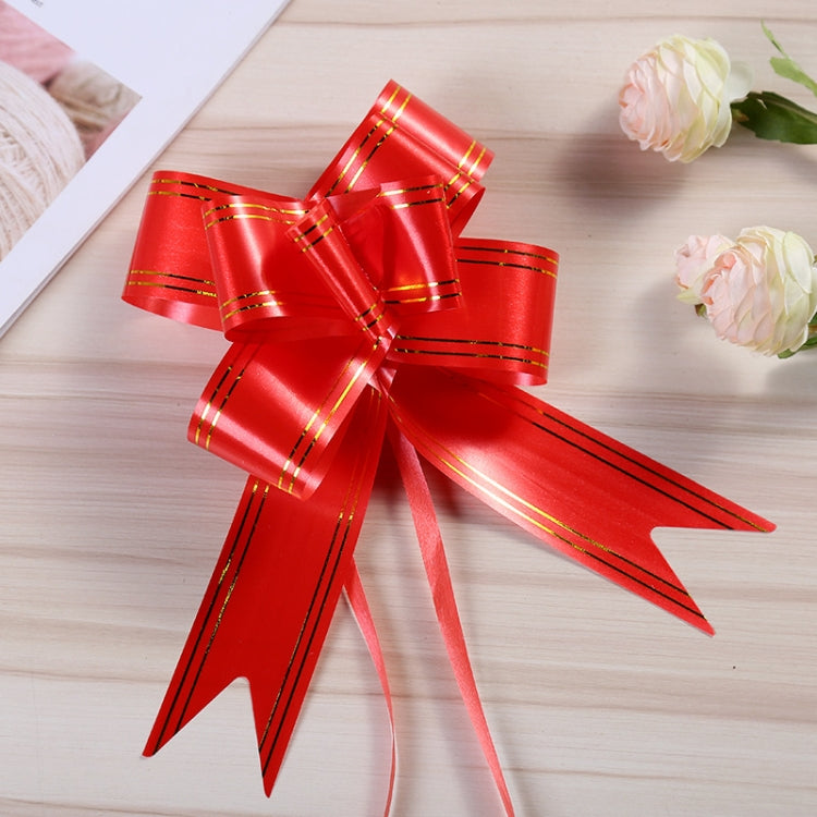 100pcs Hand Drawn Flower Wedding Ribbon Fruit Basket Bow Decoration