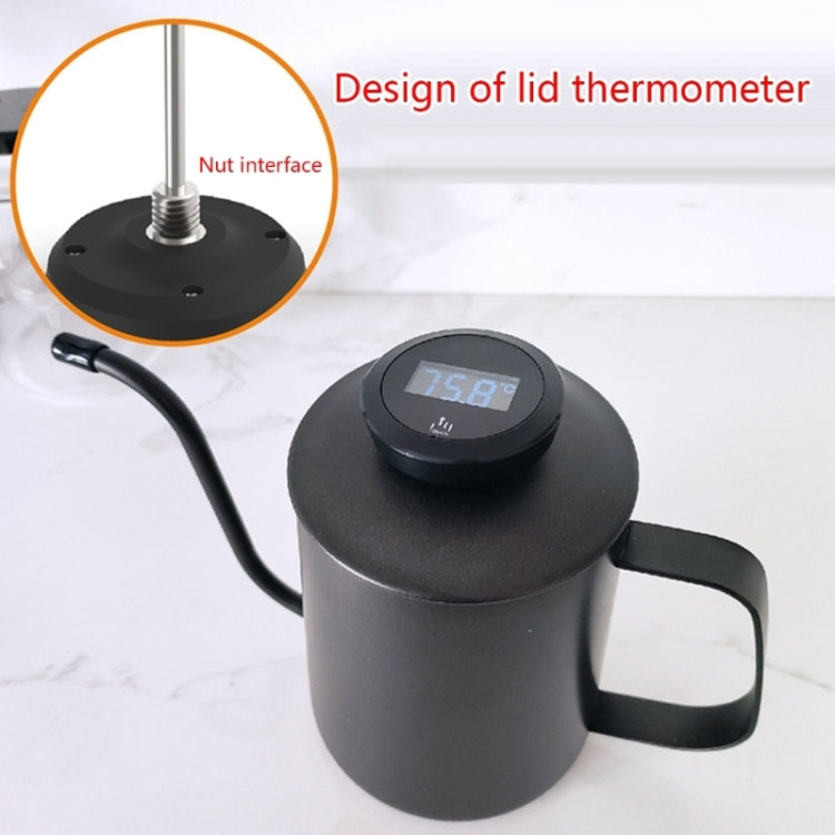 LCD Wireless  Waterproof Thermometer with Long Probe for Coffee Brewing Baking Cooking, For Coffee Brewing Baking