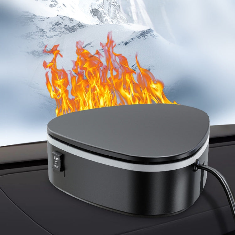 Winter Car Triangle Heater Defrost Electric Heater, 12V Ordinary Base
