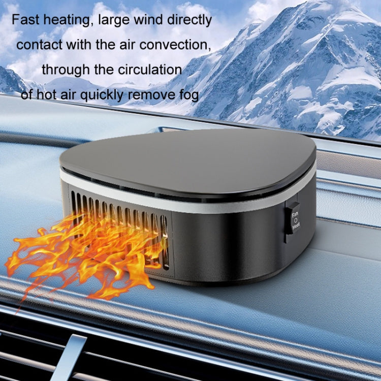 Winter Car Triangle Heater Defrost Electric Heater, 12V Ordinary Base