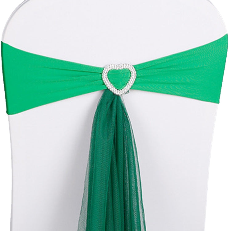 Tie-Free Stretch Chair Back Bow Chair Cover Strap Hotel Wedding Seat Back Decoration, 70x58 cm (Grass Green), 70x58 cm (Red), 70x58 cm (White)