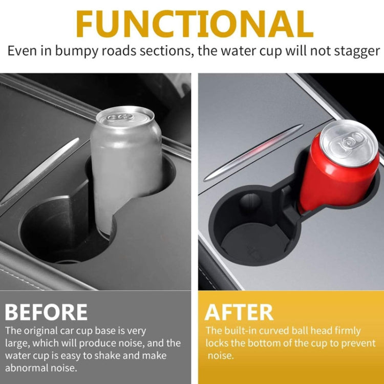 For Tesla Model Y / 3 Water Cup Limited Device Center Control Water Cup Holder