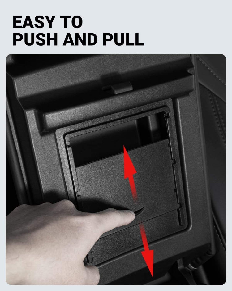 For Tesla Model Y / 3  Armrest Hidden Storage Box Central Control Storage Box, Armrest Hidden Storage Box