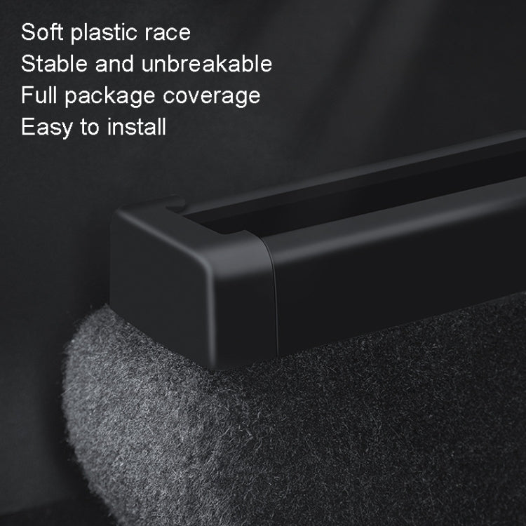 4pcs /Set For Tesla Model Y / 3 Seat Slide Anti Kick Plug Pulley Protective Cover Interior Modification Accessories
