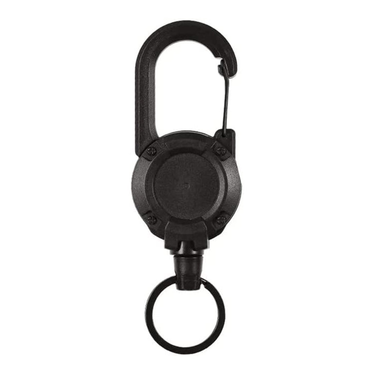 Flexible Climbing Backpack Buckle Retractable Pull Badges Reel Sports Keychain, Flexible