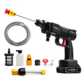 HILDA 21V High Pressure Water Torch Lithium Car Washer Plastic Package, EU Plug With 1 Battery, US Plug With 1 Battery, UK Plug With 1 Battery