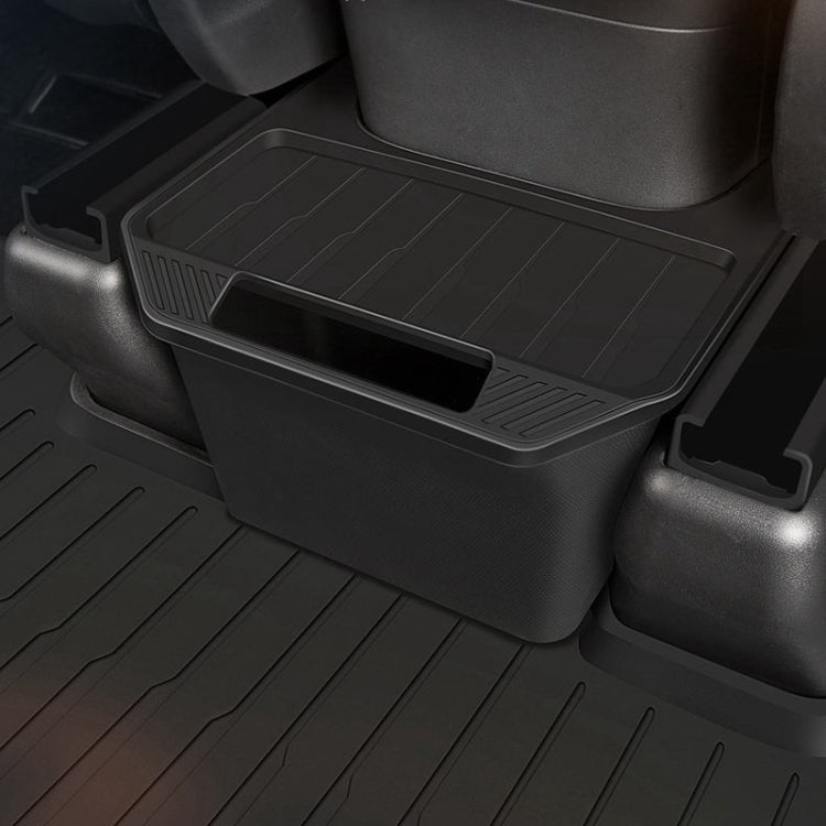 For Tesla Model Y Garbage Can Bin Accessories Rear Center Console Storage Box Organizer, Black