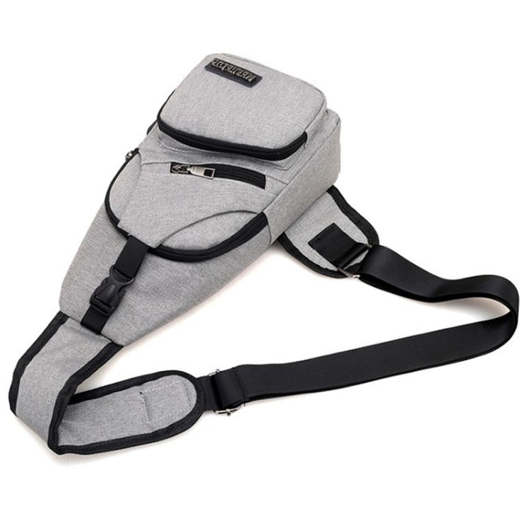 MeiJieLuo Simple Men Chest Bag Sports Youth Shoulder Crossbody Bag