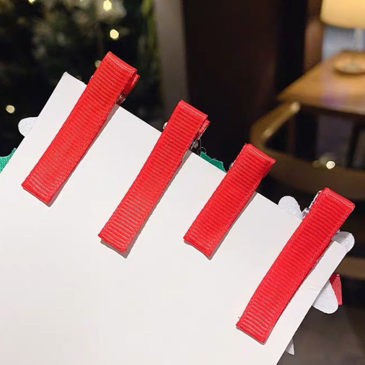 5pcs /Set Christmas Hairpin Set Snowman Bow Duckbill Clip Children Cute Hair Accessories, NO.1 Snowman, NO.2 Christmas Tree, NO.3 Bows 5 -star, NO.4 Christmas Hat, NO.5 Pentagon, NO.6 Butterfly