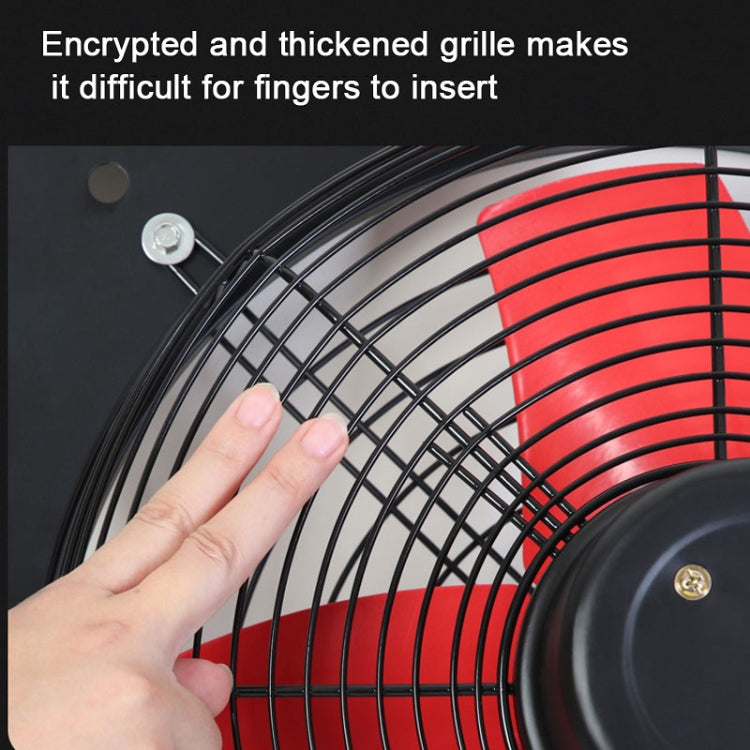 Kitchen Exhaust Fan Wall Window Fan High Power Industrial Extractor Fume Space Extractor Hood,CN Plug, 10 -inch Single Grilles, 10 -inch Dual Grilles, 12 -inch Single Grilles, 12 -inch Dual Grilles, 14 -inch Single Grilles, 14 -inch Dual Grilles