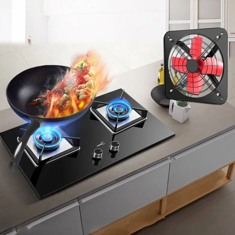 Kitchen Exhaust Fan Wall Window Fan High Power Industrial Extractor Fume Space Extractor Hood,CN Plug, 10 -inch Single Grilles, 10 -inch Dual Grilles, 12 -inch Single Grilles, 12 -inch Dual Grilles, 14 -inch Single Grilles, 14 -inch Dual Grilles