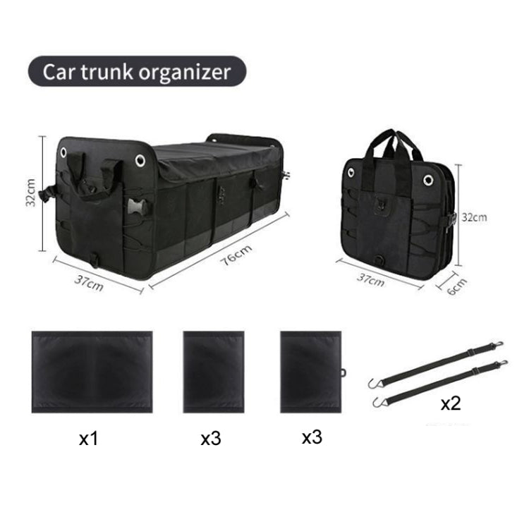 Large-capacity Folding Storage Box for Car Trunk, 90L