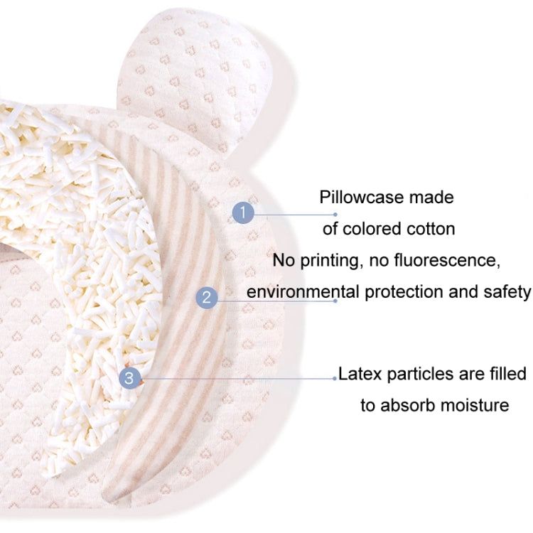 0-1 Year Old Baby Pillow Anti-Head Deflection Shaped Children Pillow, Love Silk Floss Filling, Bear Silk Floss Filling, Pentagon Silk Floss Filling, Love Latex Filling, Bear Latex Filling, Pentagon Latex Filling