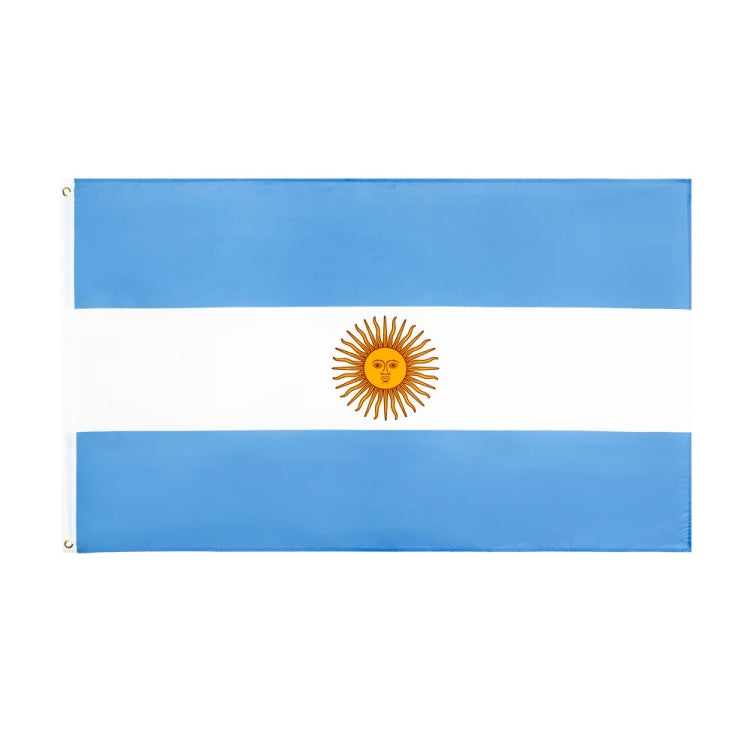 90 x 150cm Argentine National Flag No. 4 Polyester Flag, Argentine