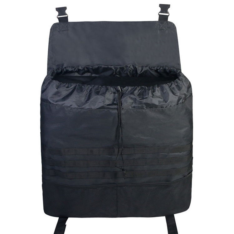 Outdoor Camping Off-road Vehicle Spare Tire Tool Miscellaneous Storage Bag, Black, Khaki
