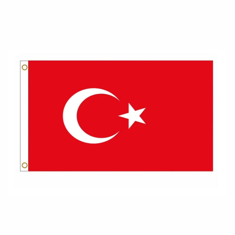 Turkish Flag No. 4 Polyester Flag, Turkish