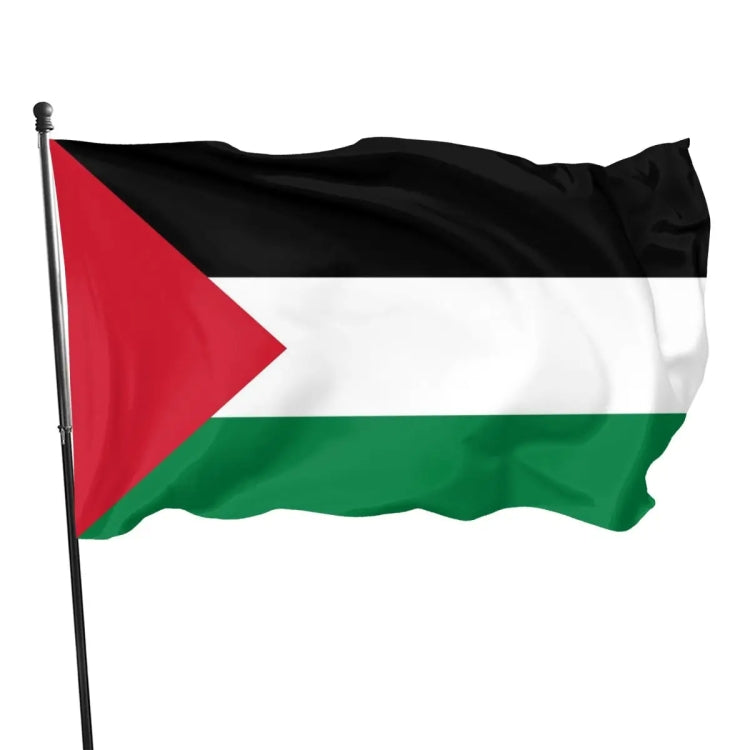 Palestine Flag No. 4 Polyester Fabric Decorative Flag, Palestine