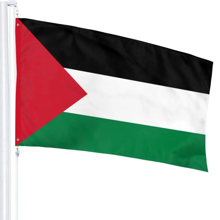 Palestine Flag No. 4 Polyester Fabric Decorative Flag, Palestine