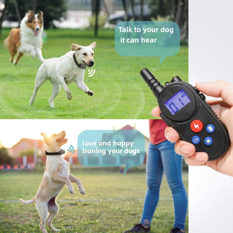 1000m Remote Control Intercom Dog Trainer Electric Shock Vibration Stop Barker