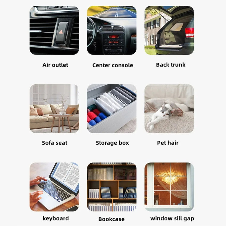 Mini Portable Detachable Wireless Handheld Powerful Car Vacuum Cleaner, Plastic Filter (White), Metal Filter (White), Plastic Filter (Black), Metal Filter (Black)