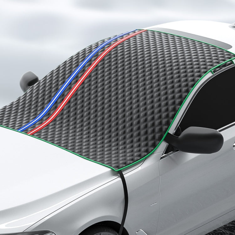 Winter Outdoor Car Windscreen Snow Ice Shield Thicken Waterproof Protector, Front Cover