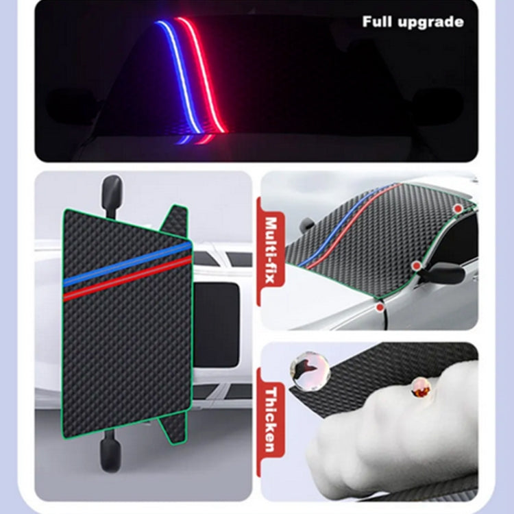 Winter Outdoor Car Windscreen Snow Ice Shield Thicken Waterproof Protector, Front Cover