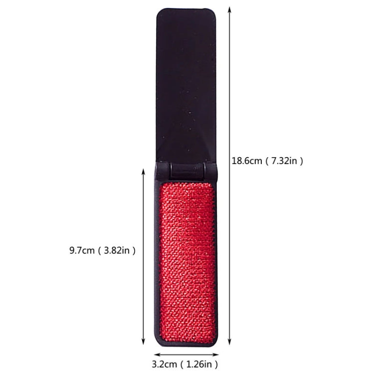 Portable Clothes Hair Removal Brush Folding Static Hair Remover