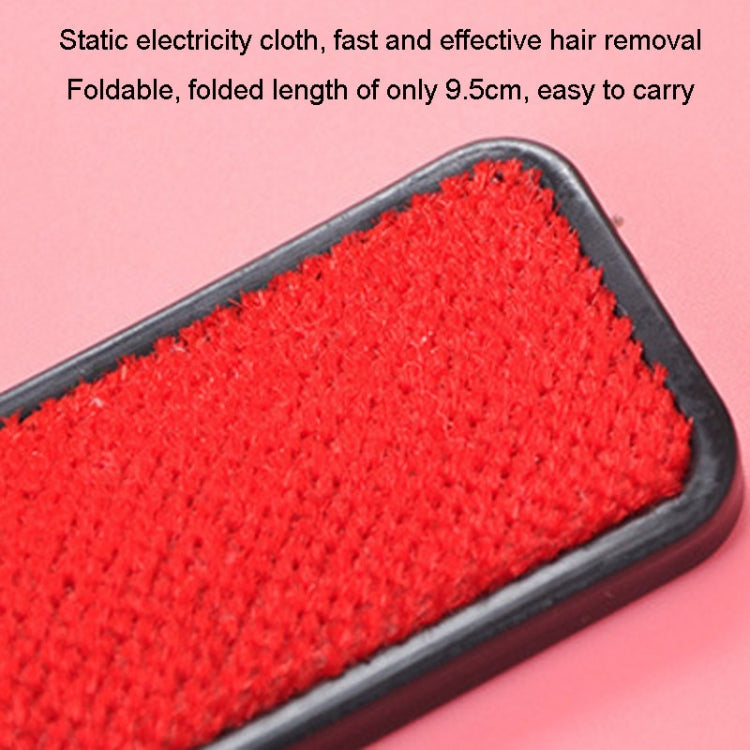 Portable Clothes Hair Removal Brush Folding Static Hair Remover