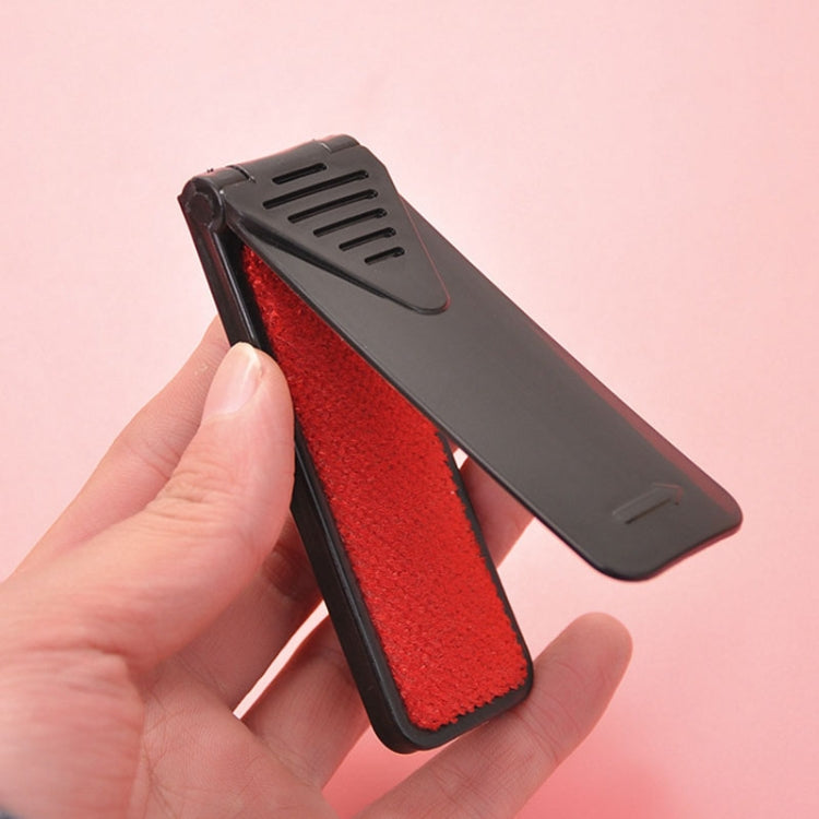 Portable Clothes Hair Removal Brush Folding Static Hair Remover